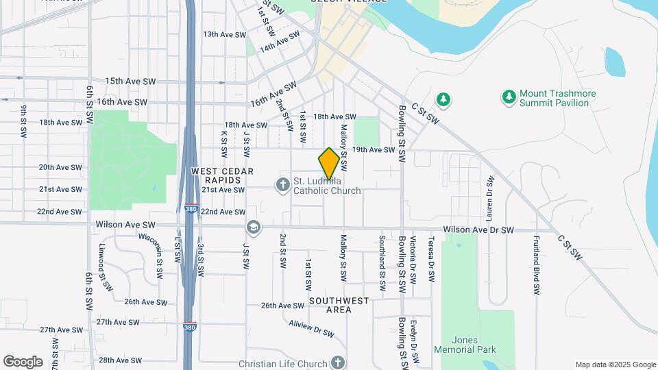 2021 Hamilton St SW Map and Location Details