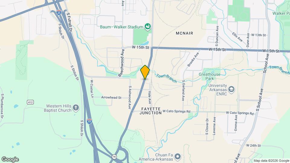 1768 S Razorback Rd Map and Location Details