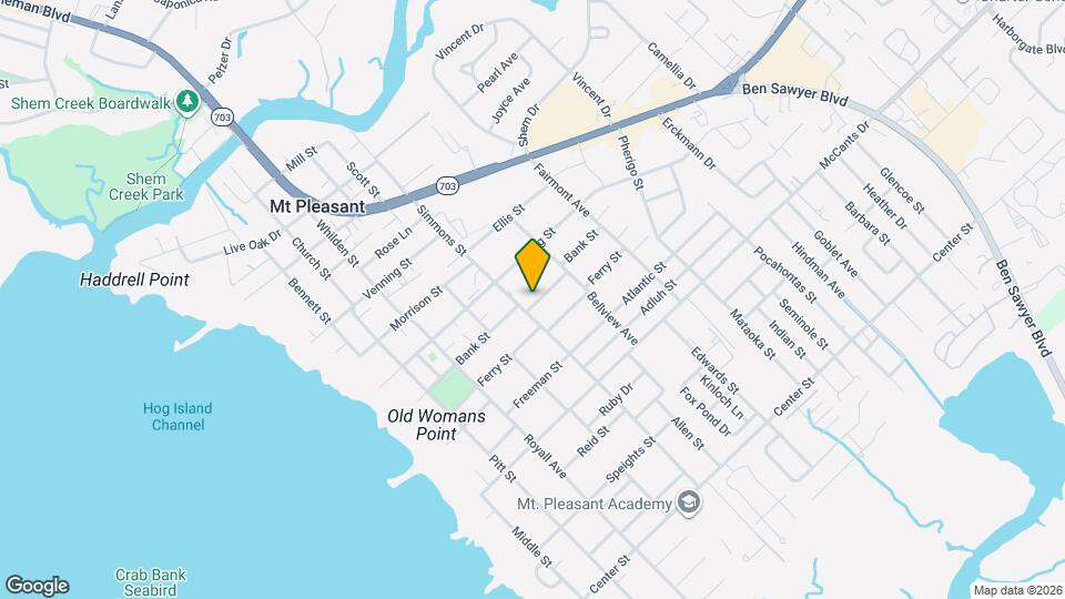 610 Palmetto St Map and Location Details