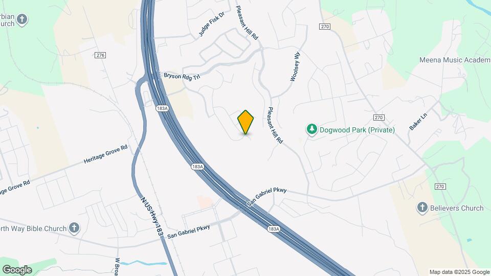 1545 Palo Verde Wy Map and Location Details