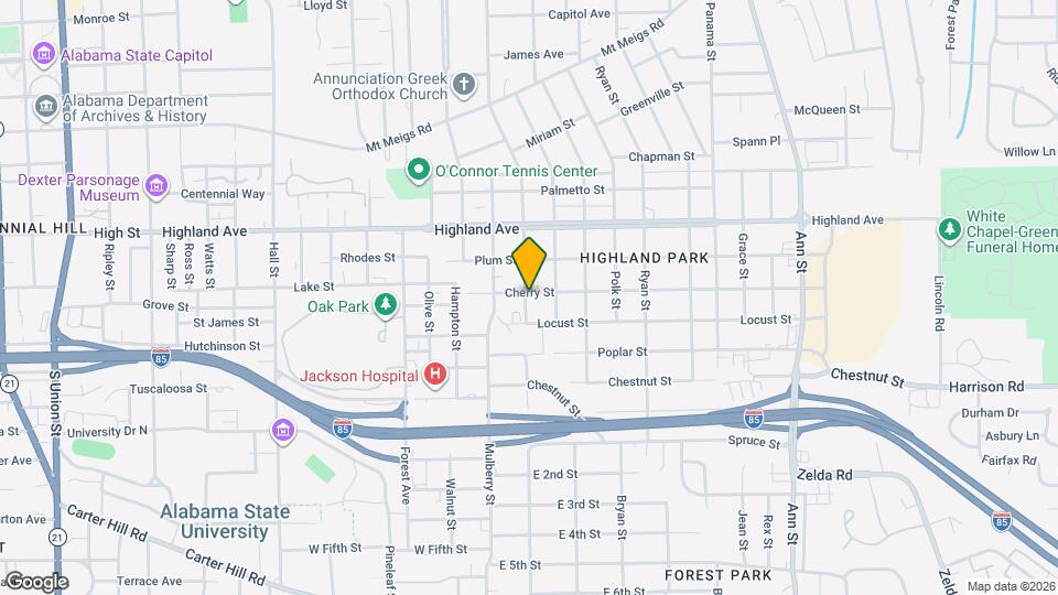 2000 Cherry St Map and Location Details