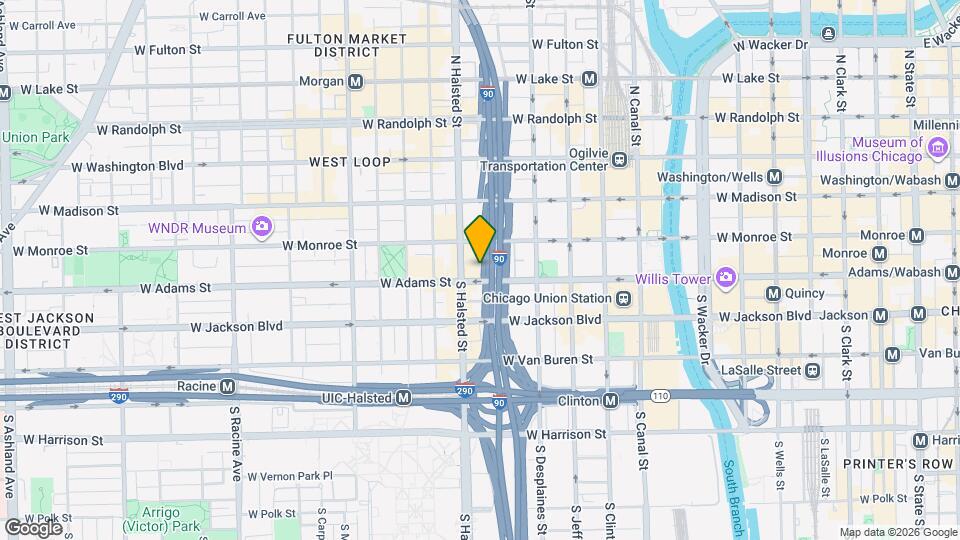 762 W Adams St Mapa y Detalles de la Ubicación