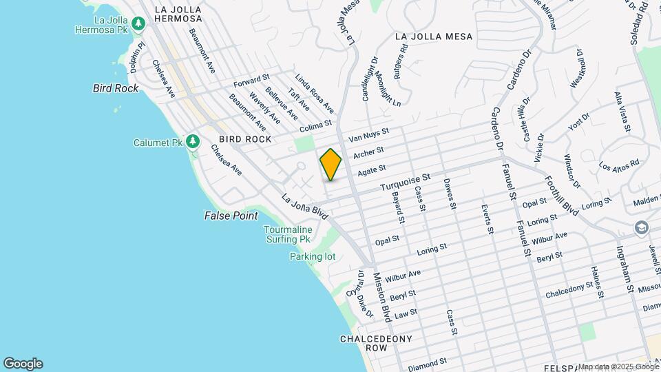 709 Agate St Mapa y Detalles de la Ubicación