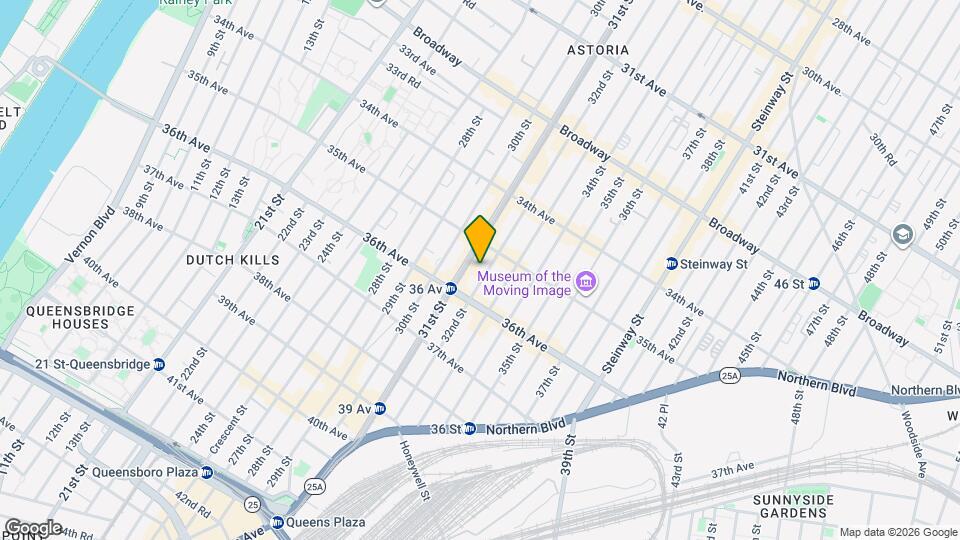 35-26 32nd St, Unit 2 Mapa y Detalles de la Ubicación