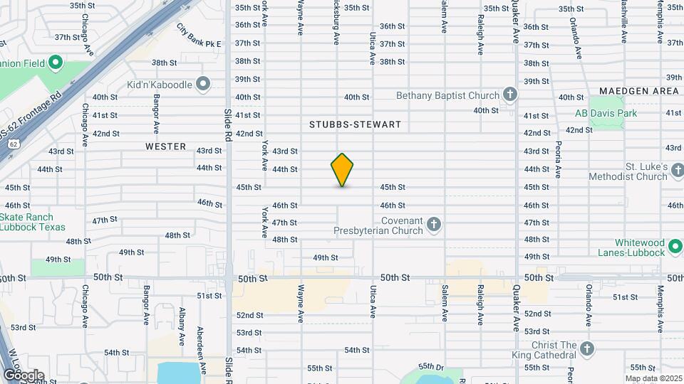 4817 45th St Map and Location Details