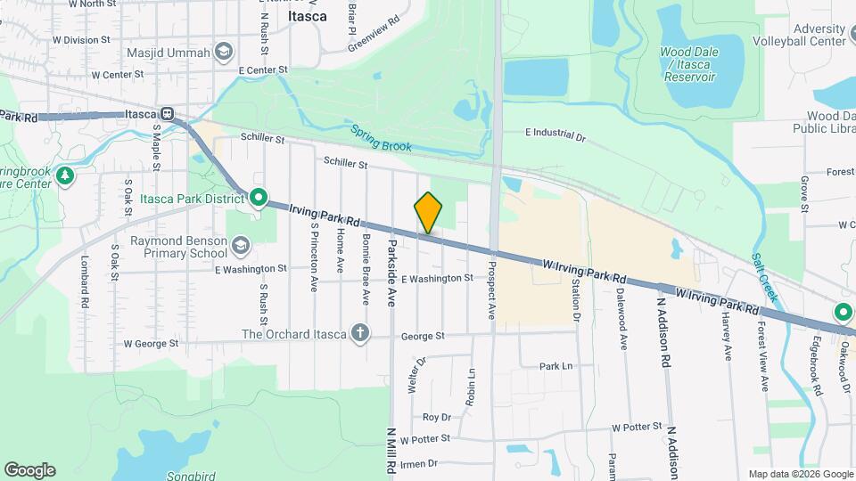 740 E Irving Park Rd Map and Location Details