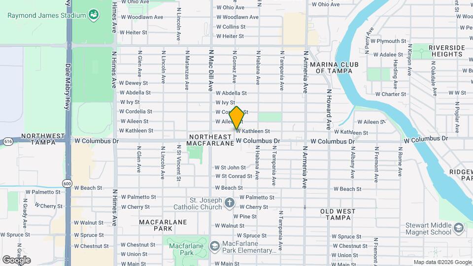 2924 W Kathleen St Map and Location Details