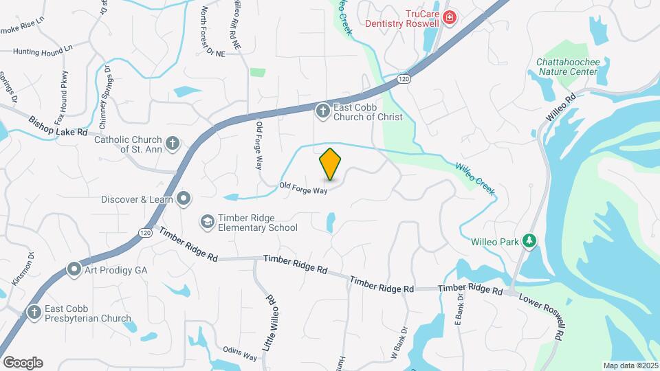 2052 Old Forge Way Map and Location Details