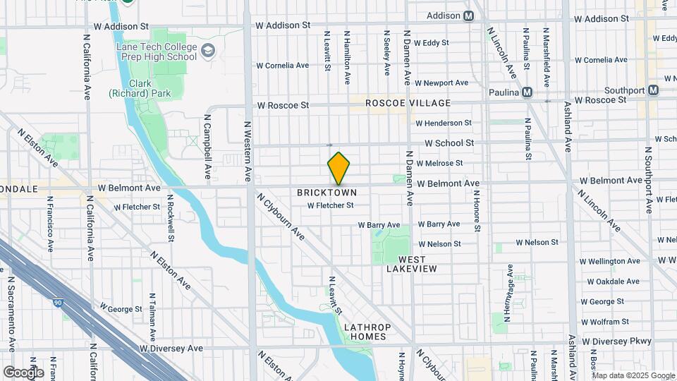 2151 W Belmont Ave Map and Location Details