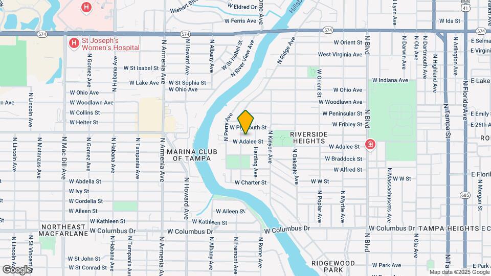 1207 W Adalee St Map and Location Details