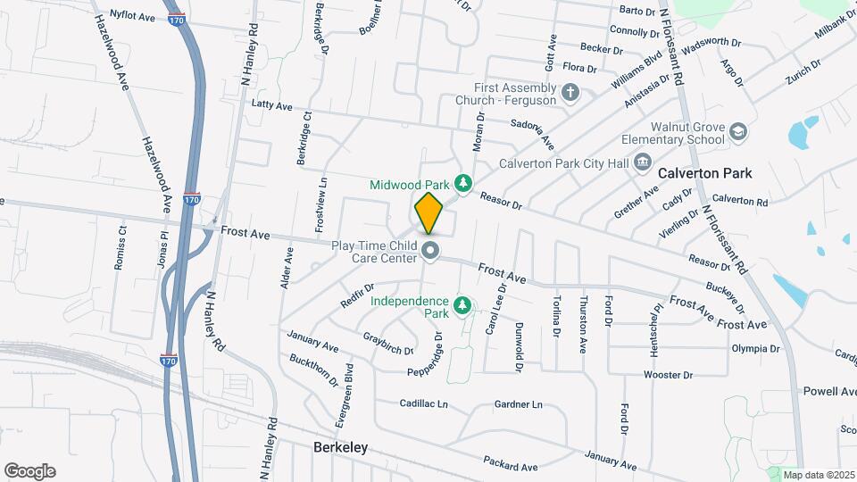 8322 Woodhurst Dr Map and Location Details