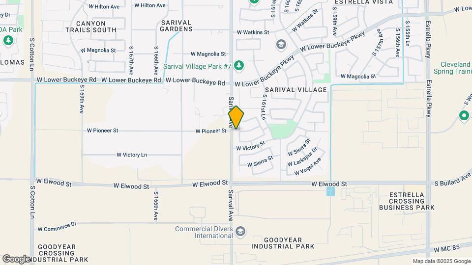 3208 S 162nd Ln Map and Location Details