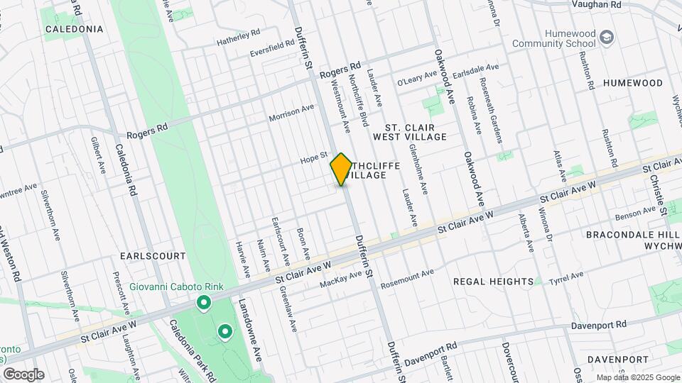 1788 Dufferin St Map and Location Details