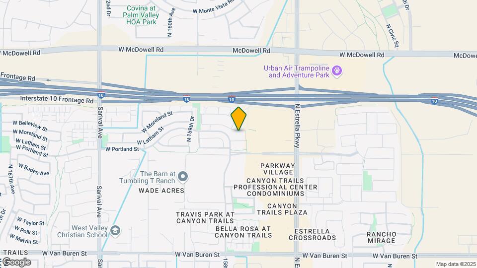 15737 W Latham St Map and Location Details