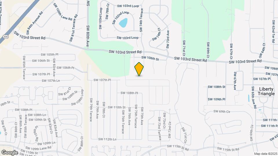 7501 SW 107th Ln Map and Location Details