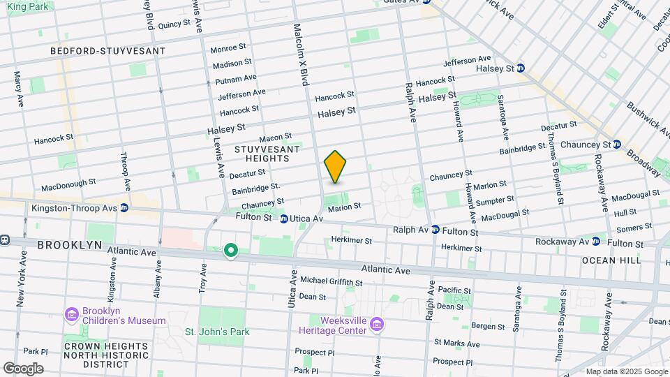 181 Chauncey Street Map and Location Details