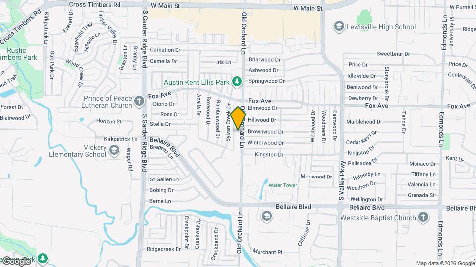 940 S Old Orchard Ln Map and Location Details