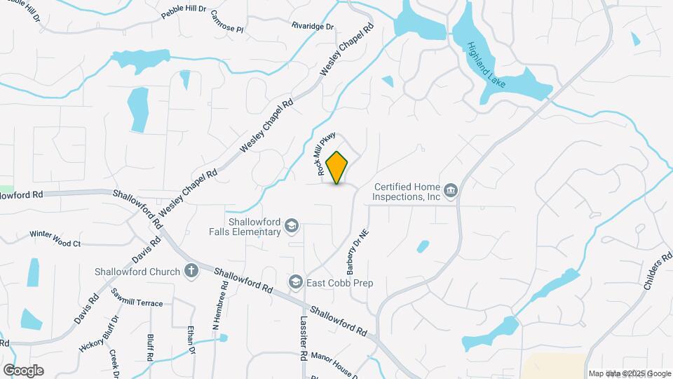 4008 Rock Mill Dr Map and Location Details
