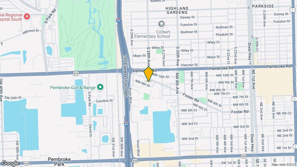 1013 NW 8th St Map and Location Details