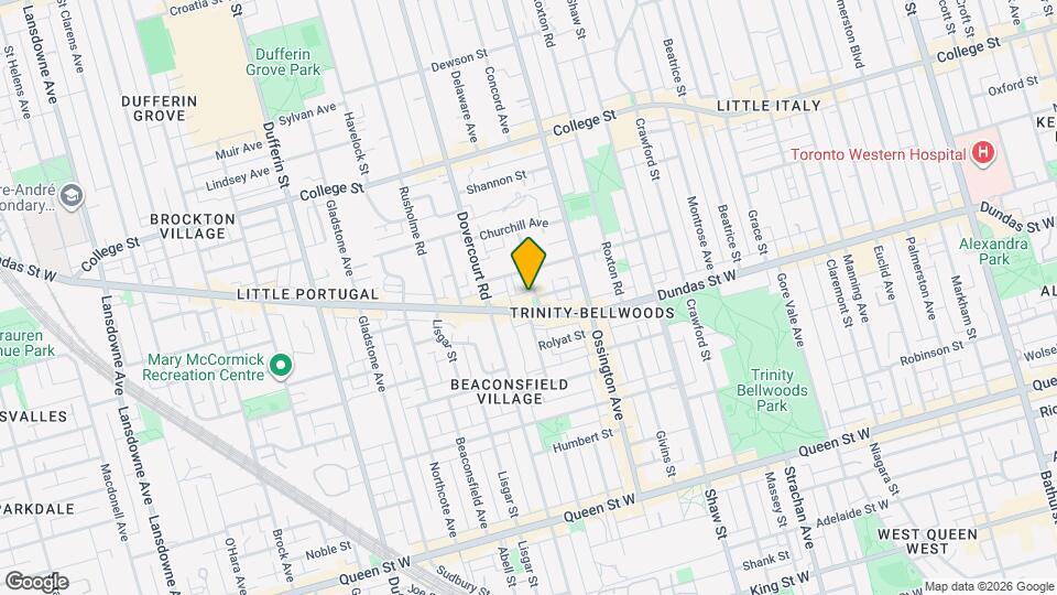4 Lakeview Ave, Unit Lower Map and Location Details
