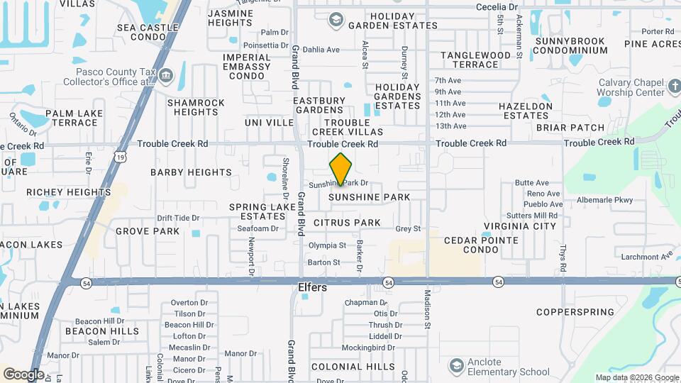 5641 Columbia Dr Map and Location Details