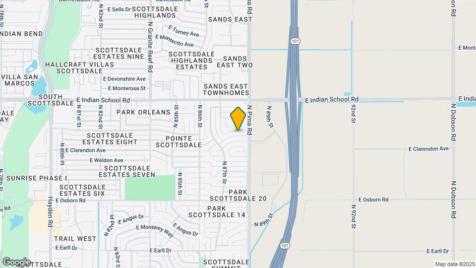 8731 E Fairmount Ave Map and Location Details