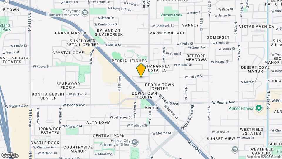 8321 W Edwards St Map and Location Details