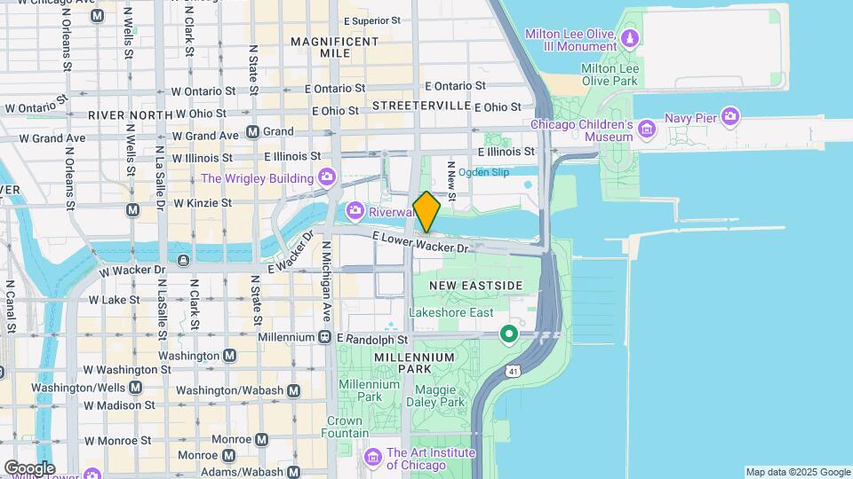 324 E Wacker Dr Map and Location Details