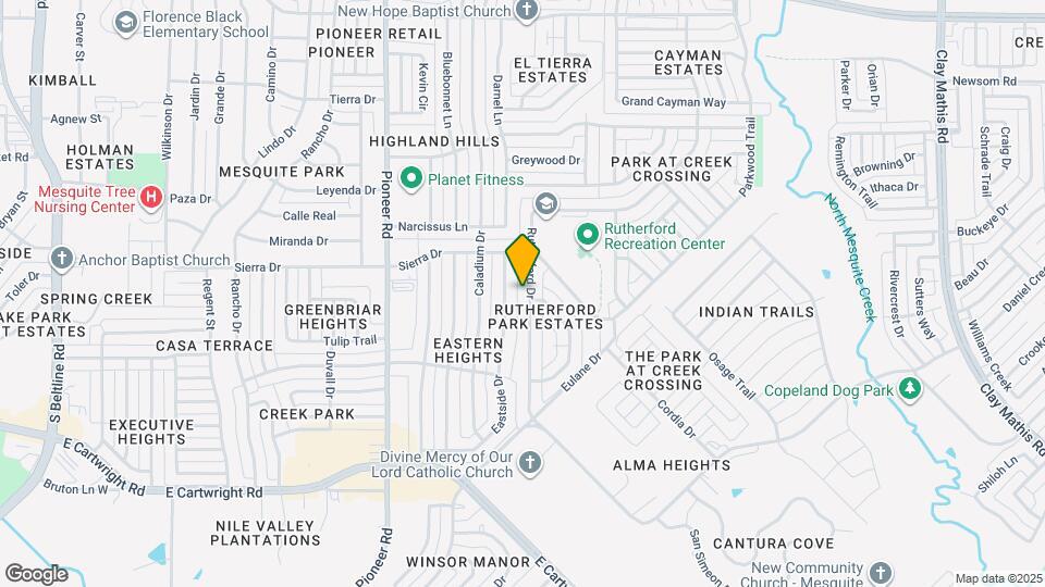 1231 Rutherford Dr Mapa y Detalles de la Ubicación