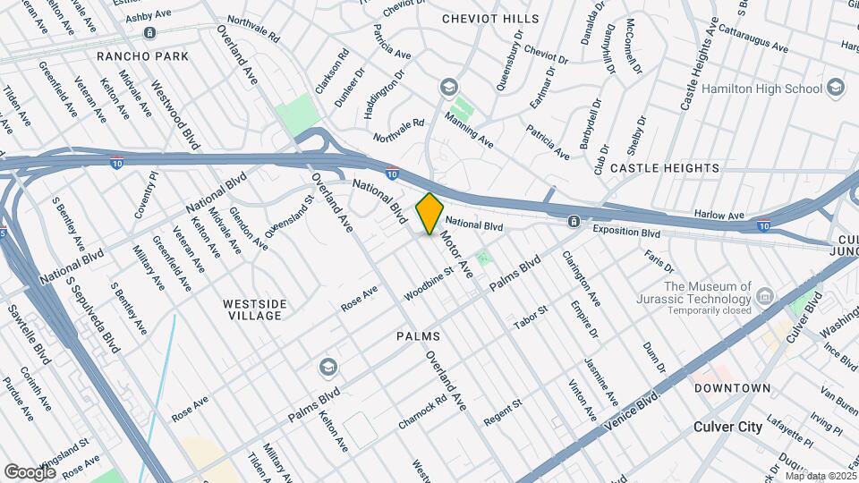 3314 Mentone Ave Mapa y Detalles de la Ubicación