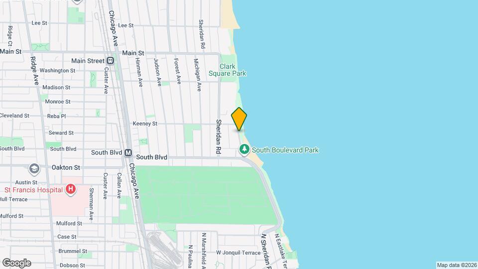 605 Sheridan Square, Unit J2 Map and Location Details