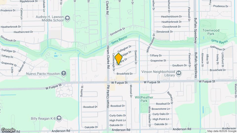 4430 Grapevine St Map and Location Details