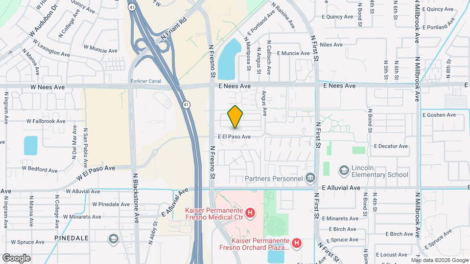 284 E El Paso Ave Map and Location Details