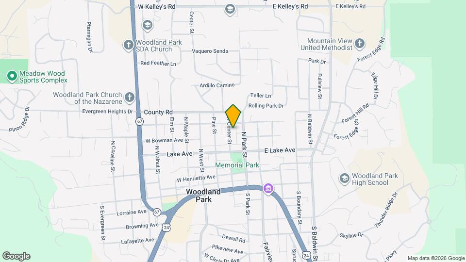 509 N Center St Map and Location Details