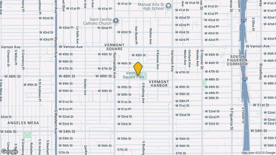 4721 S Budlong Ave Map and Location Details