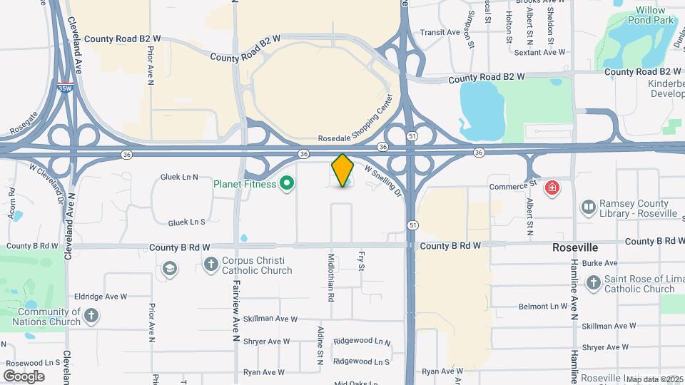 1640 Highway 36 W Map and Location Details