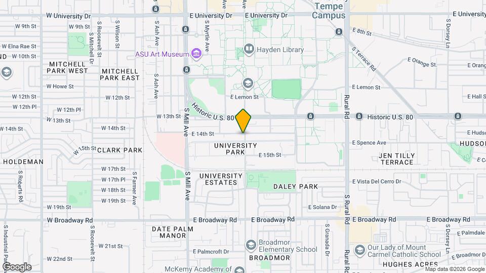 131 E 14th St Map and Location Details