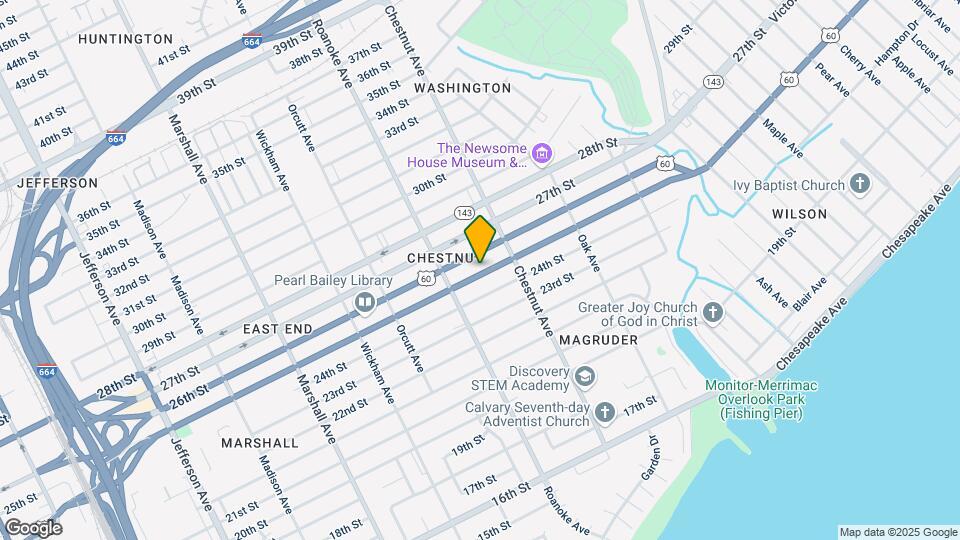 1133 25th St Mapa y Detalles de la Ubicación