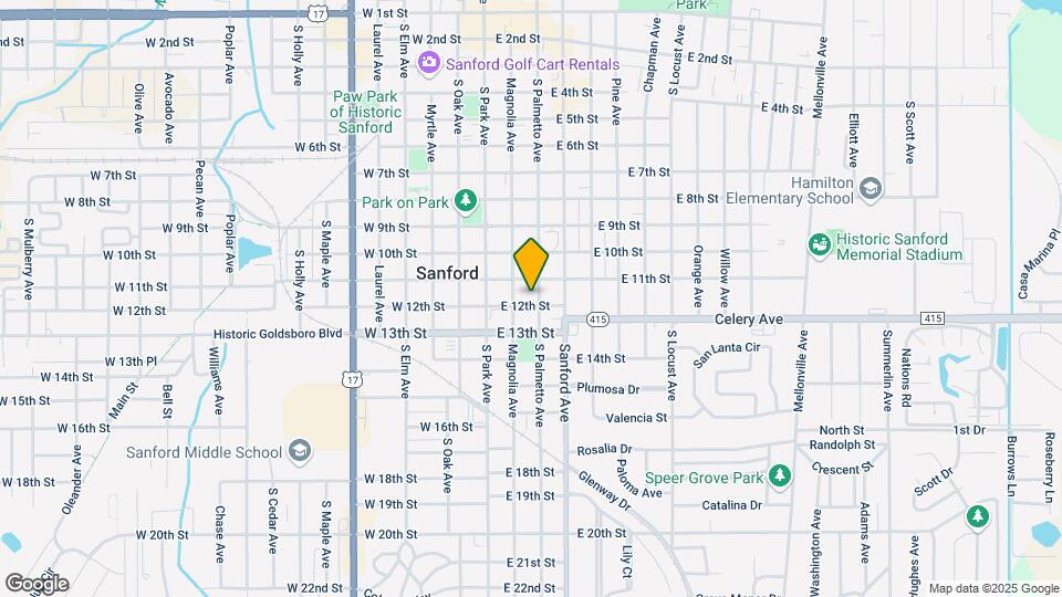 1120 S Palmetto Ave Map and Location Details