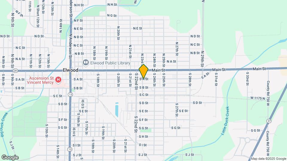 2301 S A St Map and Location Details