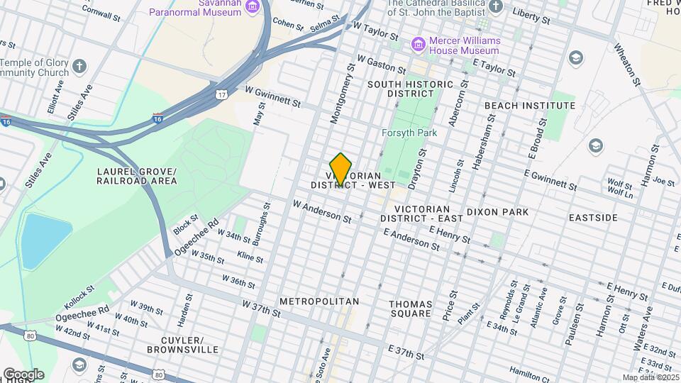 205 W Duffy Ln Mapa y Detalles de la Ubicación