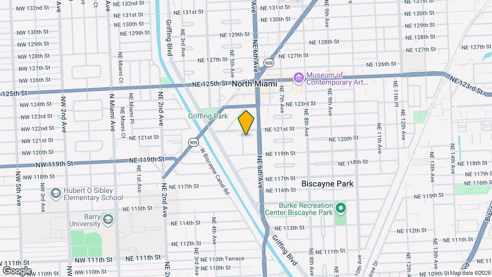 12025 NE 5th Ave Map and Location Details