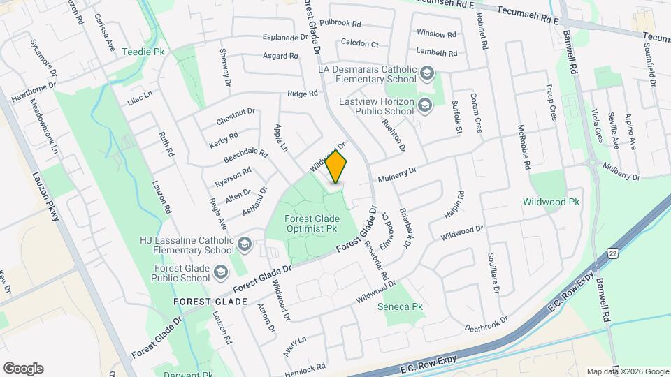 Anchorage on the Park Townhomes Map and Location Details