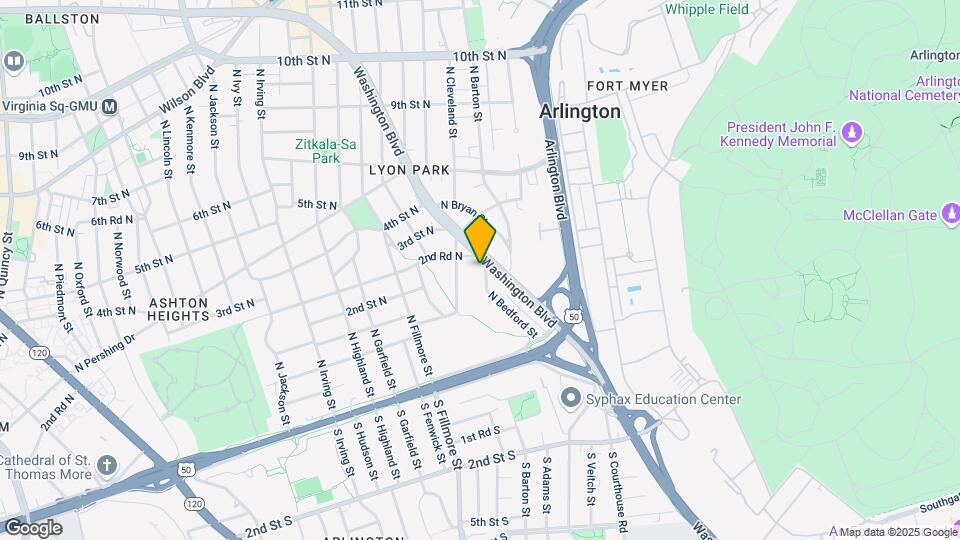 136 N Brookside Dr, Unit #1 Map and Location Details
