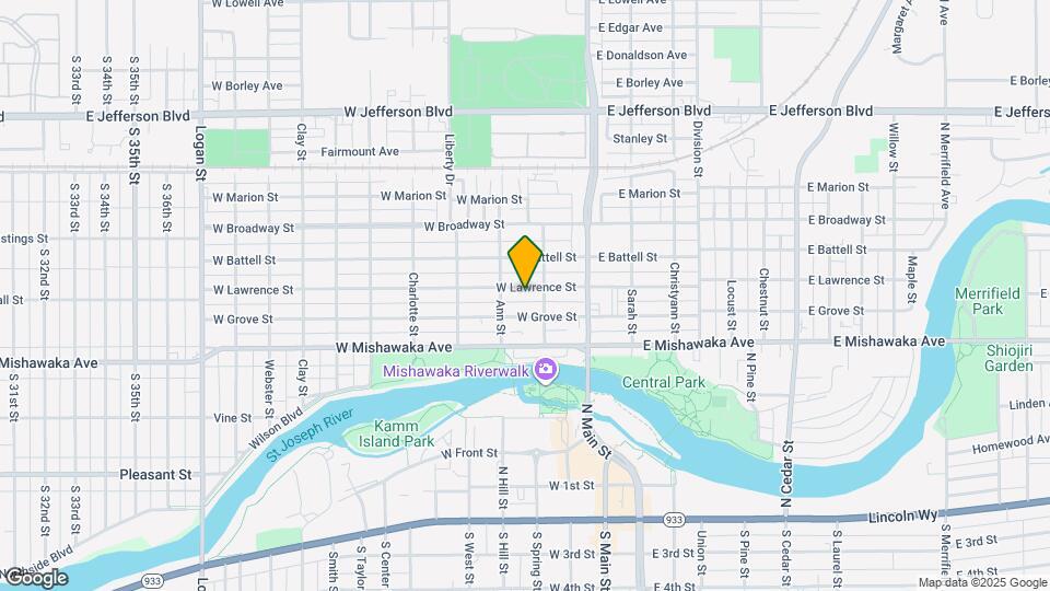 217 W Lawrence St Map and Location Details