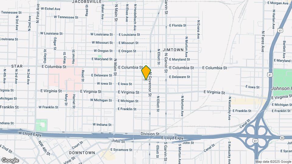 308 E Iowa St Map and Location Details