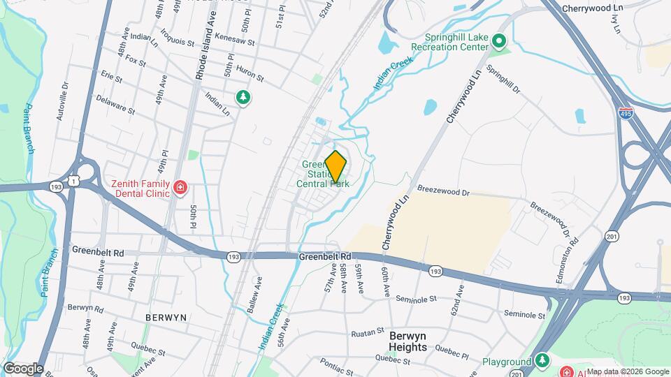 5365 S Center Dr Map and Location Details