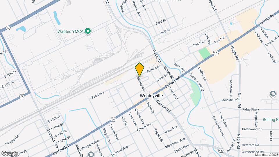 1709 Wesley Ave Map and Location Details