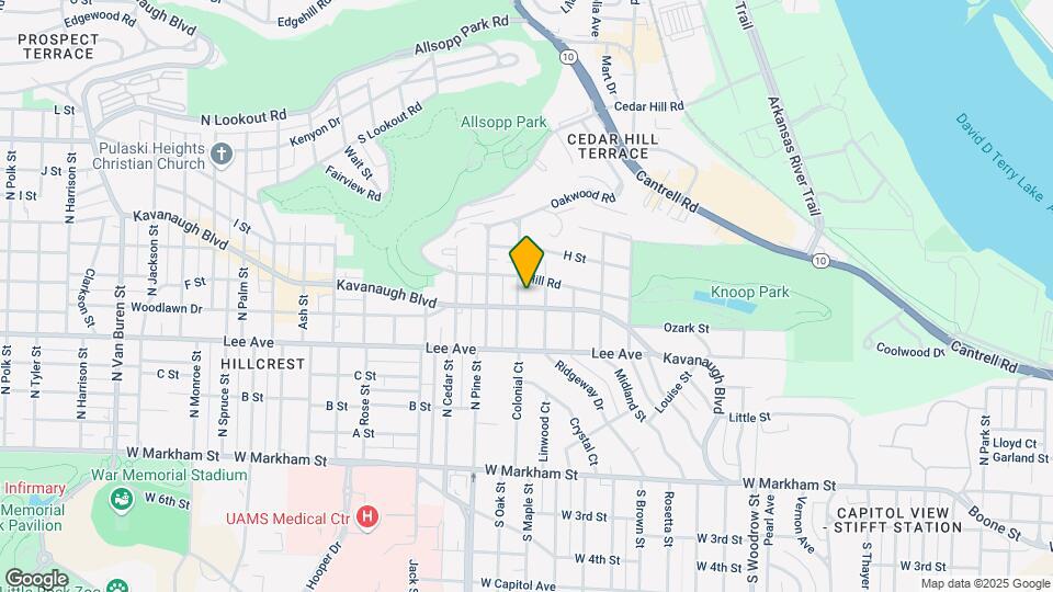 1920 Kavanaugh Blvd Map and Location Details