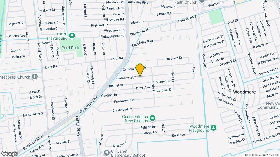 2544 Cedarlawn Dr Map and Location Details